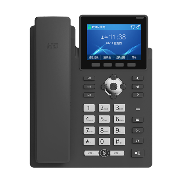 WiFi SIP Phone for Business Hotel VOIP Telephone 2.4G 5.8G Wirele Phone 6 Sip Lines Ip for Home Office Support POE